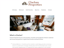 Tablet Screenshot of clachanproperties.com
